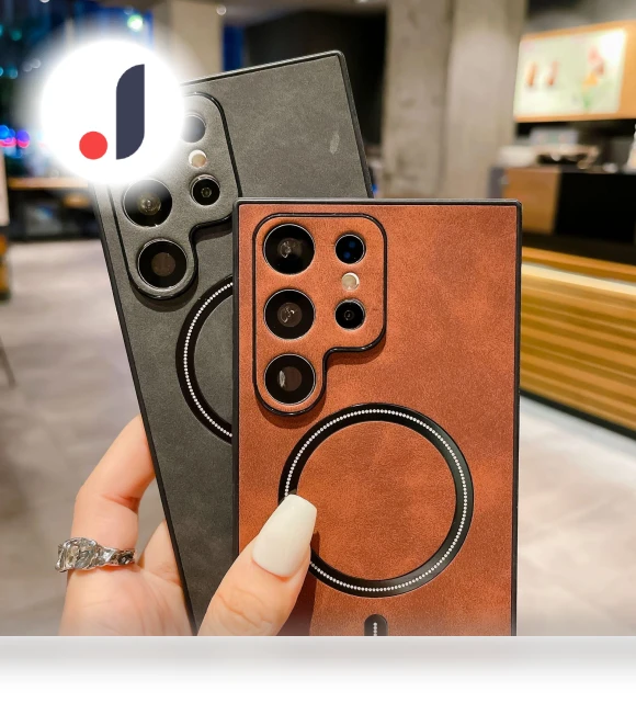 PU Leather Coated PC+TPU Phone Cover — Phone Accessories, Smartwatch 2025