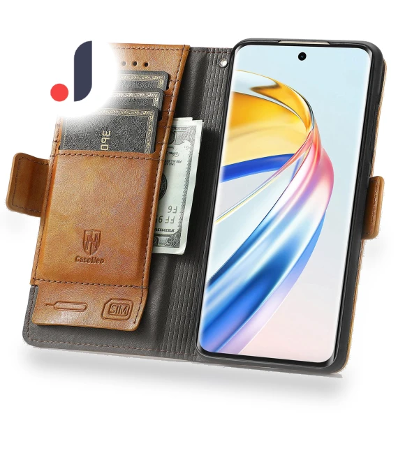 PU Leather Cover Stand with RFID Blocking Wallet — Smartwatch Protectors, Smartwatch 2025