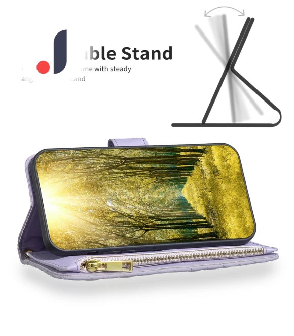 PU Leather Zipper Pocket Phone Case — Fitness Bands, Smartwatch 2025