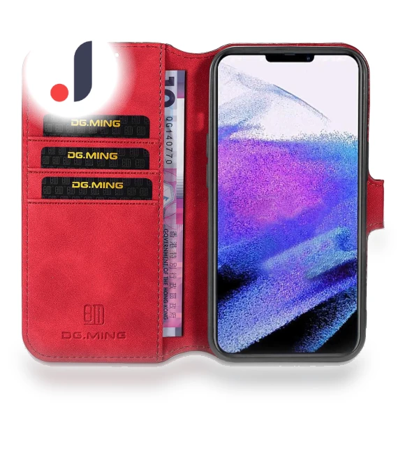 Retro Style Magnetic Closure Shockproof PU Leather Wallet Phone Case with Stand — Bumpers, Smartwatch 2025
