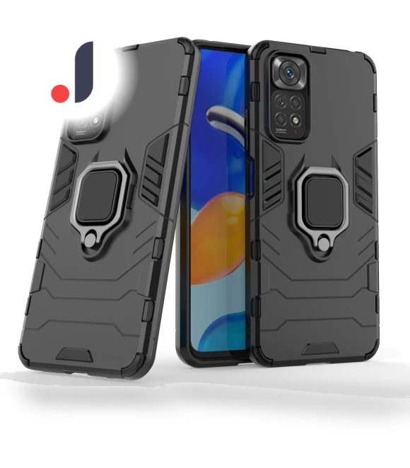 Ring Kickstand Hard PC+Soft TPU Anti-fall Protective Case — Basic Cases, Smartwatch 2025