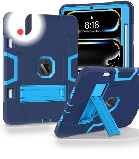 Robot Style Silicone+PC Tablet Cover with Kickstand — Cases, Smartwatch 2025