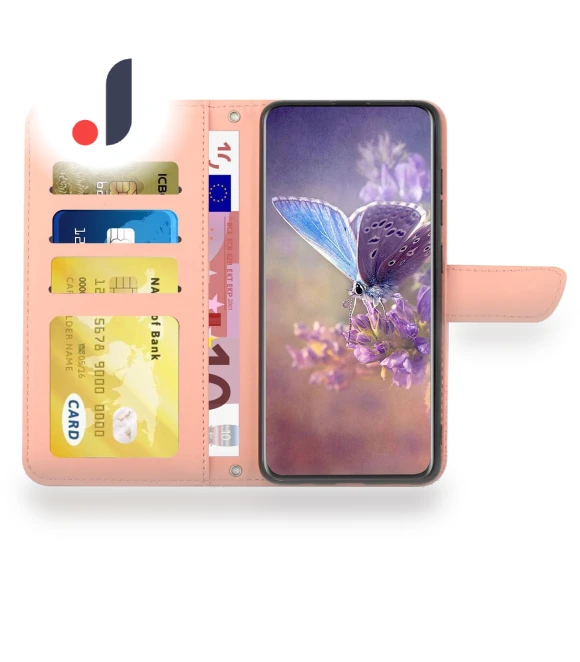 Skin-touch Wallet Phone Case Stand with Detachable Wrist Strap — Phone Accessories, Smartwatch 2025