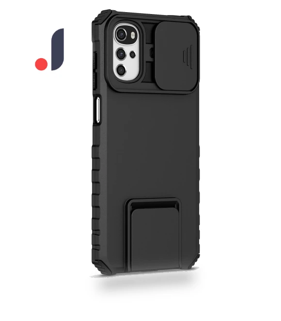 Slide Lens Shield Phone Cover with Kickstand — Protective Cases, Smartwatch 2025