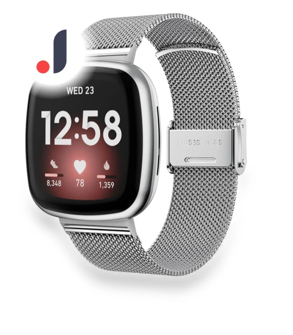 Stainless Steel Milanese Adjustable Wrist Strap — Bands, Smartwatch 2025