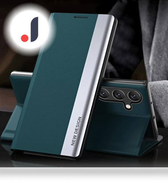 Stand Shockproof Leather Phone Cover — Phone Accessories, Smartwatch 2025