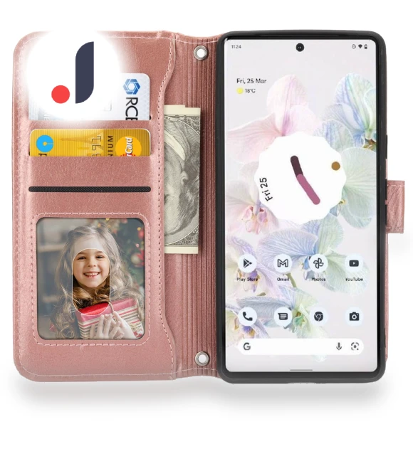Stand Wallet PU Leather+TPU Phone Case with Straps — Phone Accessories, Smartwatch 2025