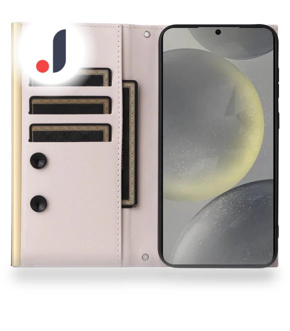 Suction Cup PU Leather Wallet Phone Cover with Straps — Phone Accessories, Smartwatch 2025