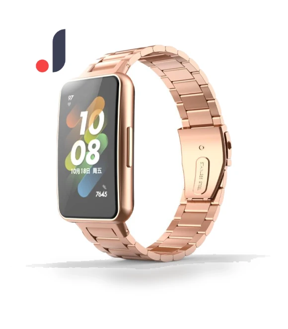 Three Beads Stainless Steel Anti-scratch Smart Watch Band Replacement Wrist Strap — Bands, Smartwatch 2025