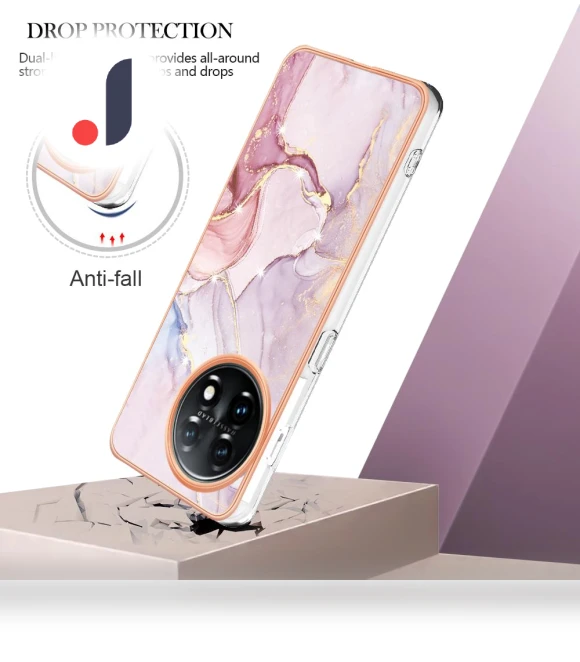 TPU Case with IMD Marble Pattern Electroplated Back Cover — Basic Cases, Smartwatch 2025