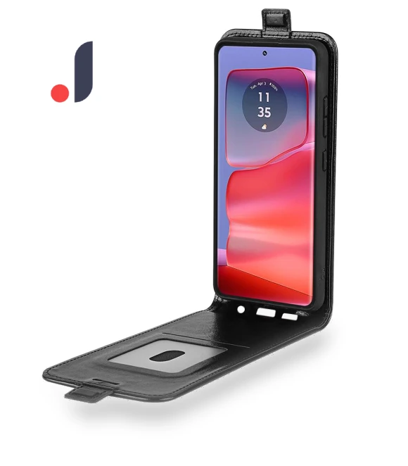 Vertical Flip Down PU Leather Phone Cover — Flip Cases, Smartwatch 2025