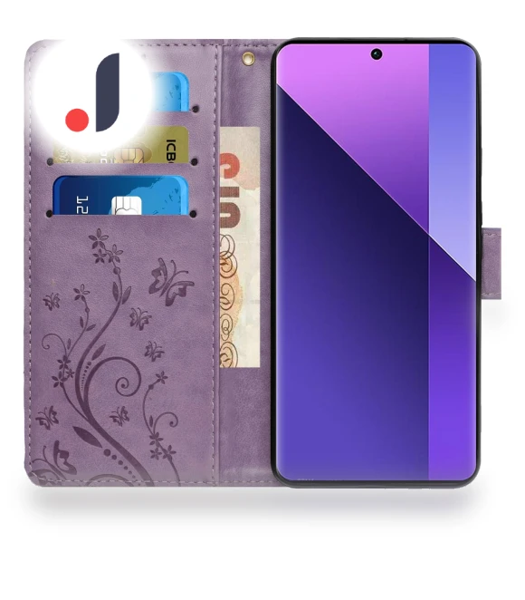 Wallet Case Butterfly Leather Flip Phone Cover — Flip Cases, Smartwatch 2025