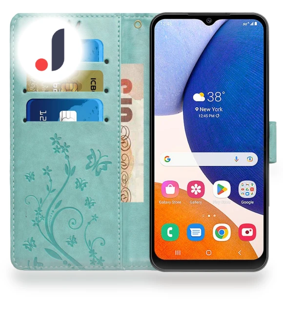 Wallet Phone Case Butterfly Floral Leather Flip Cover — Bumpers, Smartwatch 2025