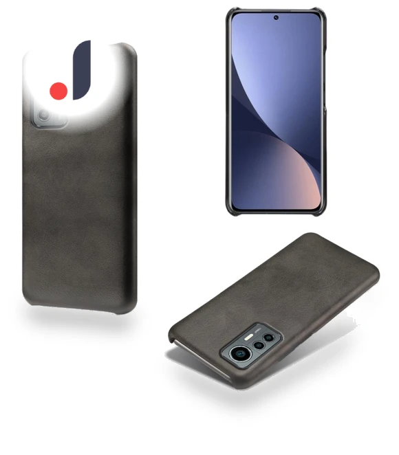 Wear-resistant Calf Textured PU Leather Coating Hard PC Anti-drop Mobile Phone Case Cover — Basic Cases, Smartwatch 2025
