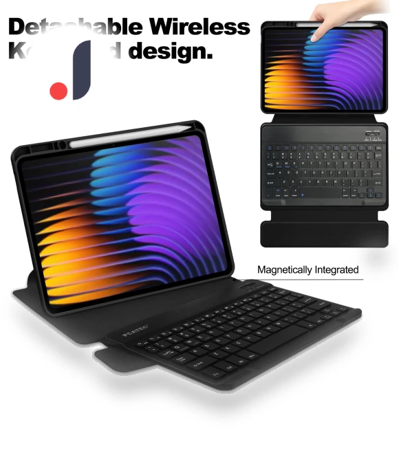 360-Degree Rotary Stand Tablet Cover with Keyboard — Keyboard Cases, Smartwatch 2025