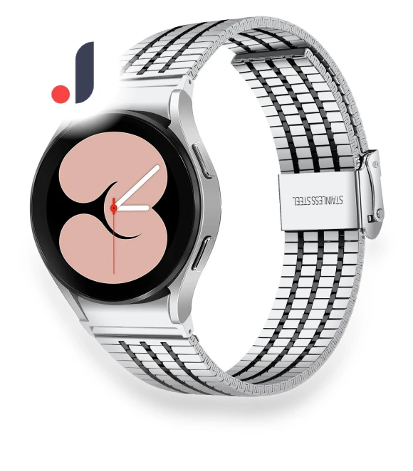7-Beads Stainless Steel Wrist Strap — Bands, Smartwatch 2025