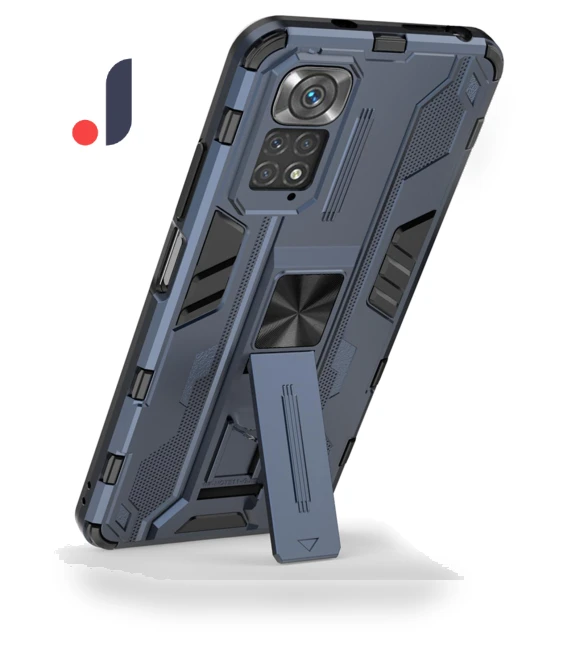 Anti-fall Protection Soft TPU Hard PC Phone Case with Kickstand — Phone Accessories, Smartwatch 2025