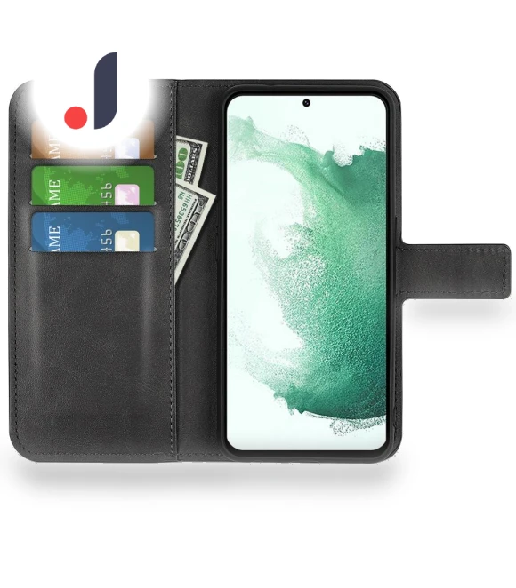 Anti-fingerprint Calf Texture Stand Wallet PU Leather Case — Phone Accessories, Smartwatch 2025