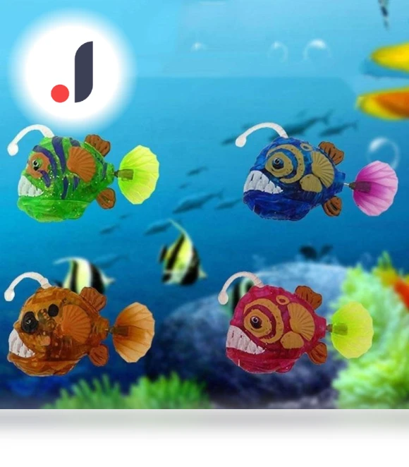 Battery-Powered Swimming Robot Fish Toy — Bath Time Fun, lansoon trade