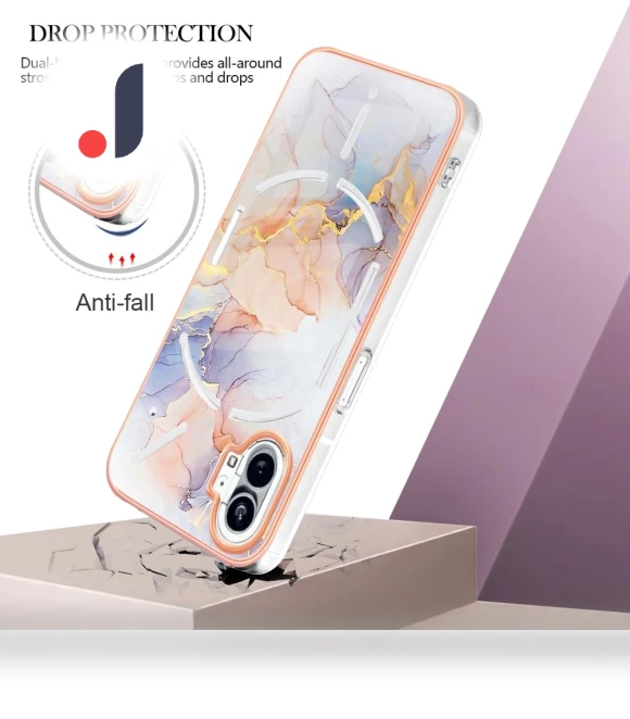 Case with IMD Marble Flower Pattern — Basic Cases, Smartwatch 2025