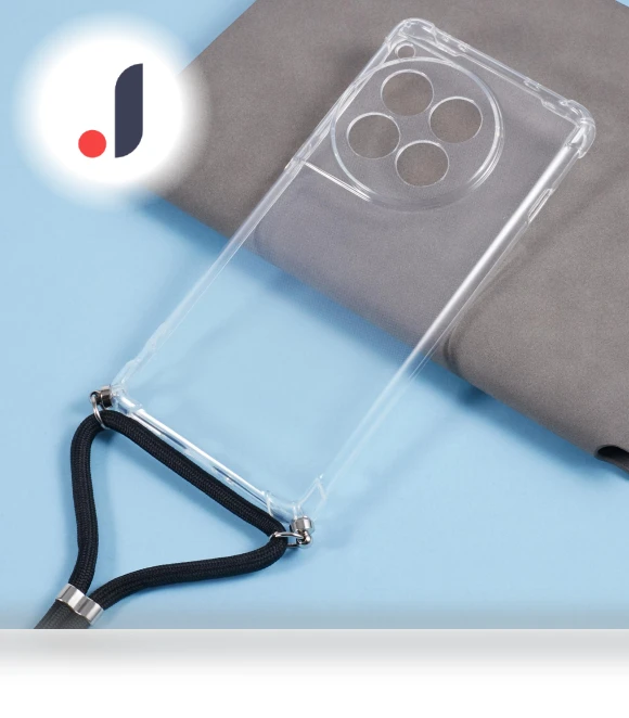 Clear Case Soft TPU Corner Protection Phone Cover with Lanyard — Phone Accessories, Smartwatch 2025