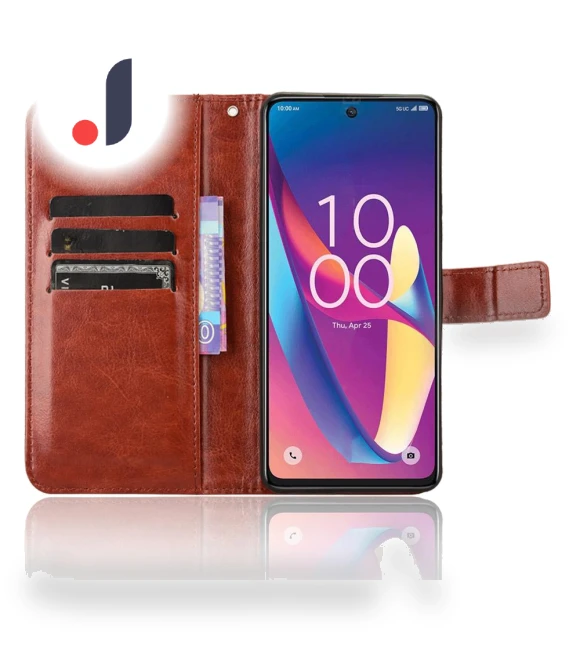 Crazy Horse Texture Leather Phone Cover — Mobile Devices & Accessories, Smartwatch 2025