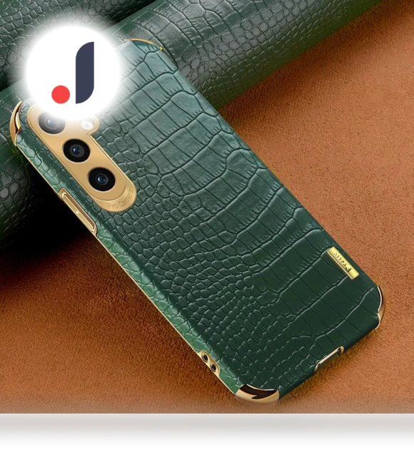 Crocodile Texture 6D Electroplating Smart Phone Cover — Back Covers, Samrtwatch Bands Straps