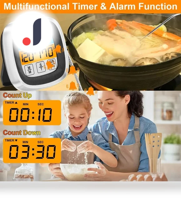 Digital Kitchen Thermometer with Probe — Instant-Read, Leisure outdoor