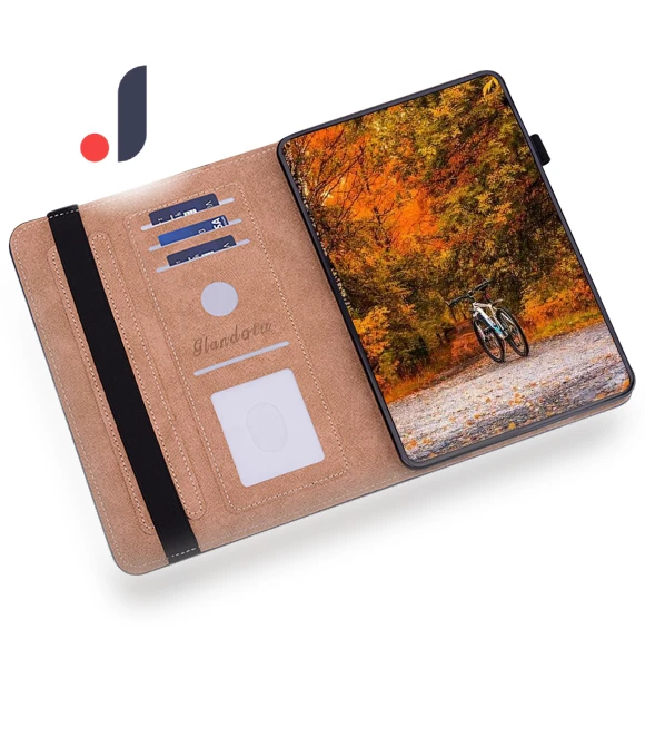 Flip Stand Leather Tablet Cover — Protective Cases, Smartwatch 2025
