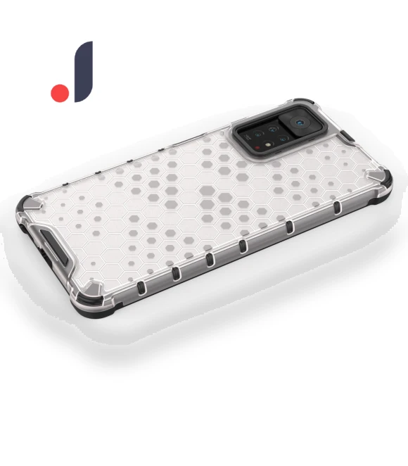 Honeycomb Textured Soft TPU+Hard PC Phone Case Hybrid Protective Cover — Basic Cases, Smartwatch 2025
