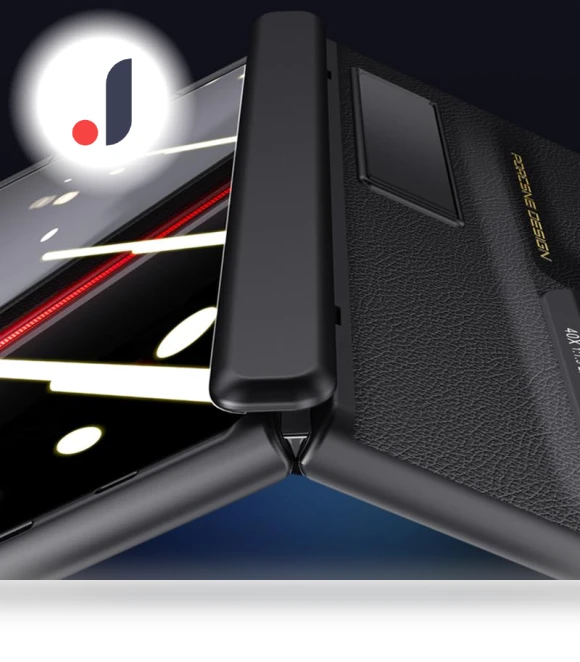 Leather Coated PC Magnetic Kickstand Phone Cover with Anti-spy Film — Screen Protectors, Smartwatch 2025