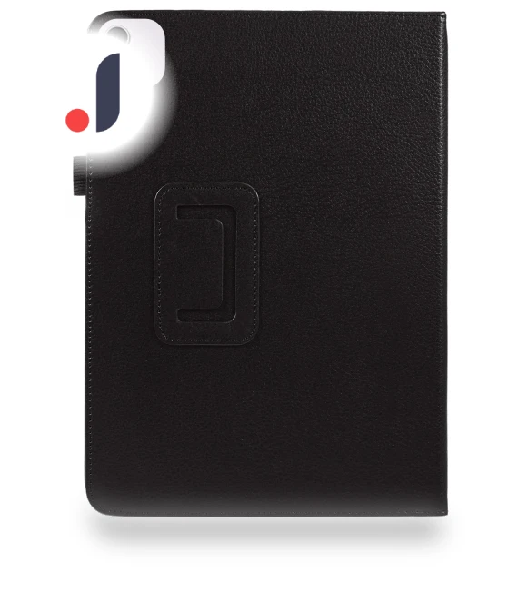 Litchi Texture Leather Tablet Cover with Bi-Fold Stand — Protective Cases, Smartwatch 2025