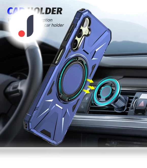 Magnetic Case Ring Holder Kickstand Phone Cover — Phone Accessories, Smartwatch 2025