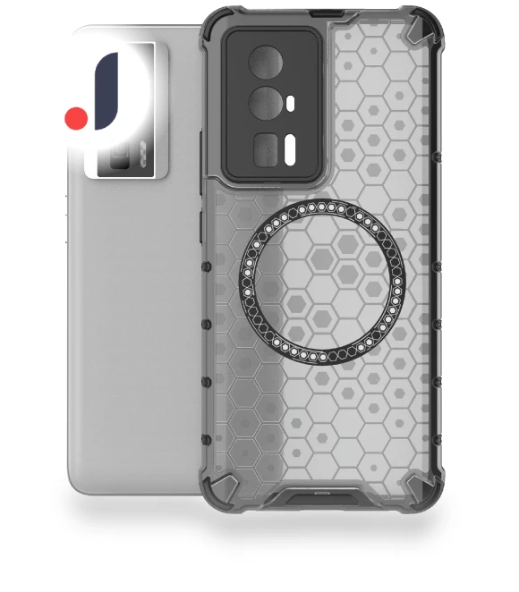 Magnetic Case TPU+PC Honeycomb Cushioning Shockproof Phone Cover — Phone Accessories, Smartwatch 2025