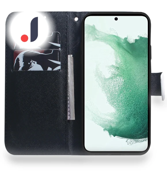 Magnetic Closure PU Leather Case with Printed Design, Stand, Wallet, Flip Cover — Flip Cases, Smartwatch 2025