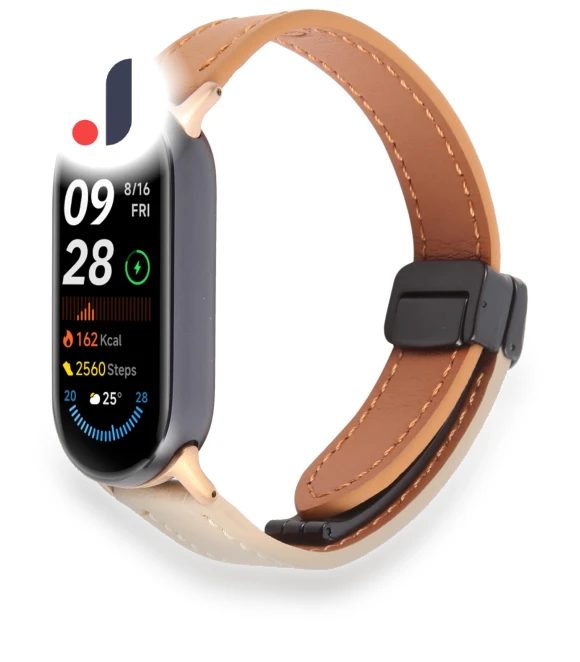 Magnetic Microfiber Watch Strap with Buckle — Fitness Bands, Samrtwatch Bands Straps