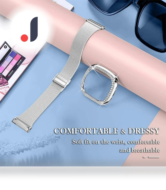 Milanese Watch Band Stainless Steel Smart Bracelet — Bands, Smartwatch 2025