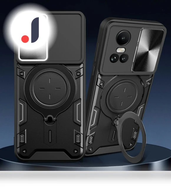 Phone Case with Kickstand and Slide Lens Window — Phone Accessories, Smartwatch 2025