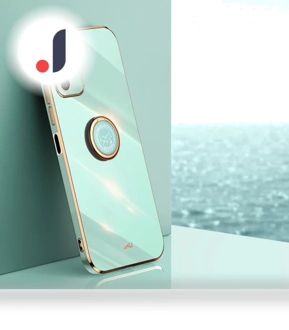 Precise Lens Cutout Shockproof Phone Case with Ring Kickstand — Bumpers, XINLI