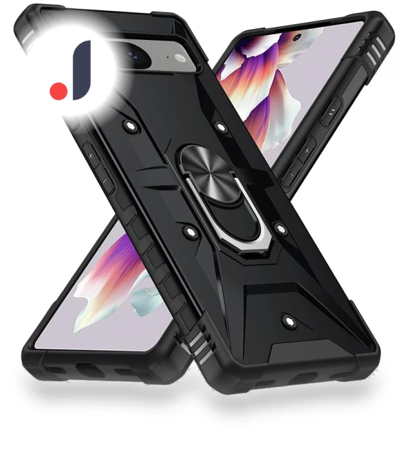Protective Case Combo TPU+PC with Ring Holder and Stand — Phone Accessories, Smartwatch 2025