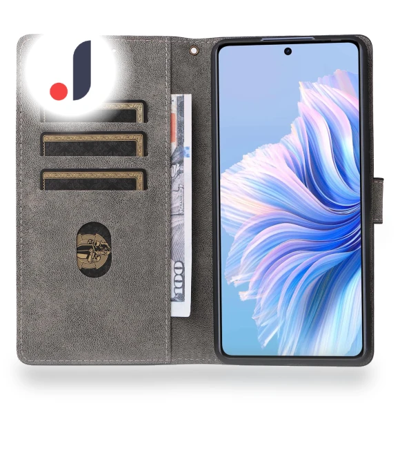 PU Leather Flip Wallet Case with Strap — Flip Cases, Smartwatch 2025