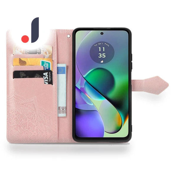 PU Leather Mandala Pattern Magnetic Closure Wallet Phone Cover — Flip Cases, Smartwatch 2025
