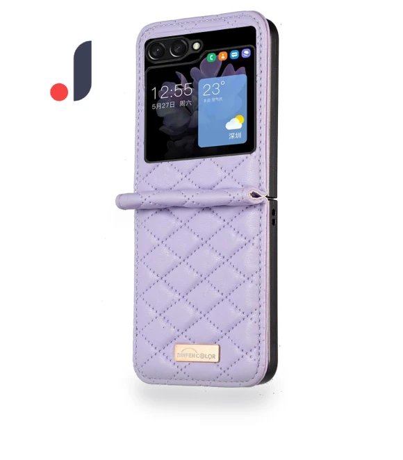 PU Leather+PC Case Imprinted Rhombus Pattern Phone Cover — Bumpers, Smartwatch 2025