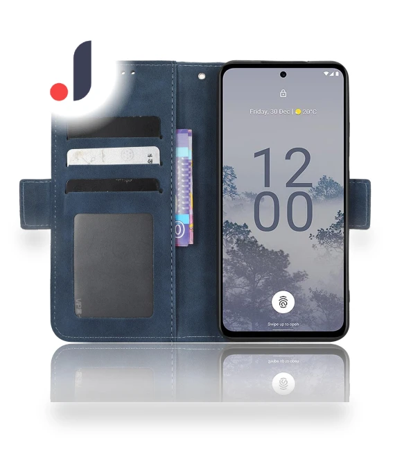 PU Leather Stand Wallet Protective Phone Cover — Flip Cases, Smartwatch 2025