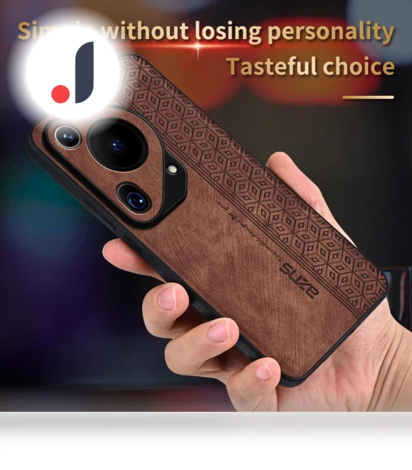 PU Leather+TPU Imprinted Pattern Anti-Slip Grip Phone Cover — Screen Protectors, Smartwatch 2025