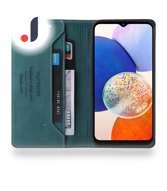 RFID Blocking Skin-touch Feeling Full Coverage PU Leather Stand Wallet Phone Case — Smartwatches, Smartwatch 2025