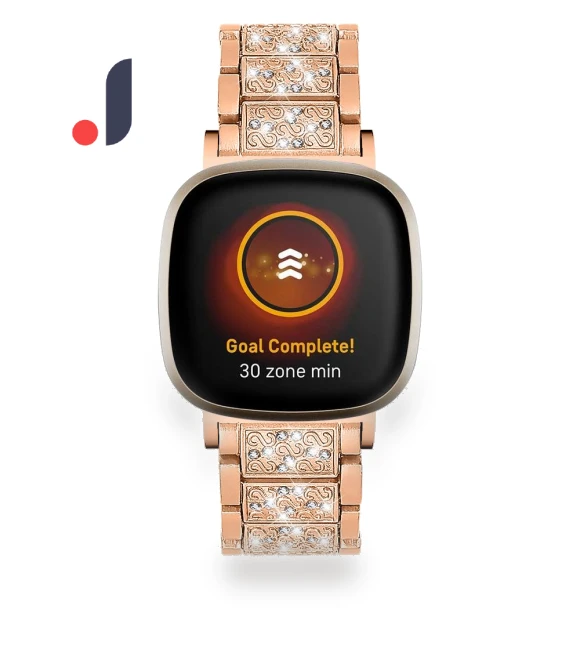 Rhinestone Decor Smart Watch Strap — Bands, Smartwatch 2025