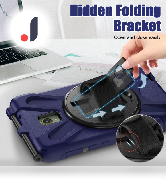 Rotary Kickstand Case with Hand Strap — Keyboard Cases, Smartwatch 2025