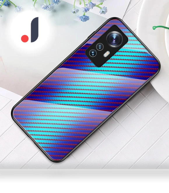 Scratch-Resistant Carbon Fiber Texture Tempered Glass+PC Protective Cover with Soft TPU Frame — Screen Protectors, Smartwatch 2025