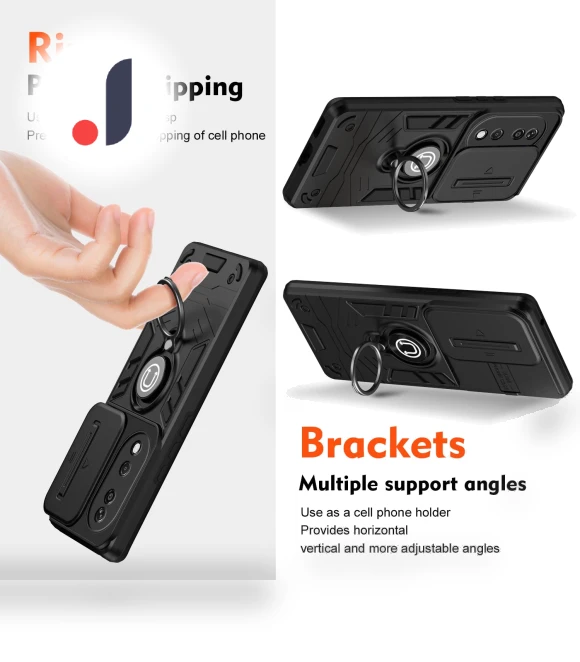 Smart Case Lens Shield Kickstand Phone Cover — Smartwatch Protectors, Samrtwatch Bands Straps